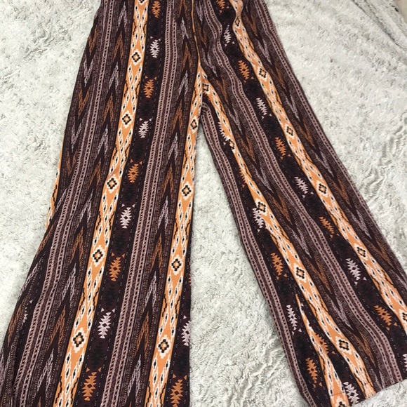 Wide Leg Boho Pants - Picture 1 of 4